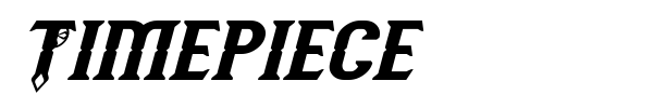 Timepiece font preview